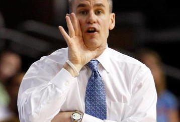 TAMPA, FL - MARCH 12:  Head coach Billy Donovan of the Florida Gators calls to his team against the Arkansas Razorbacks  during the first round of the SEC Men's Basketball Tournament at the St. Pete Times Forum March 12, 2009 in Tampa, Florida.  (Photo by Chris Graythen/Getty Images)