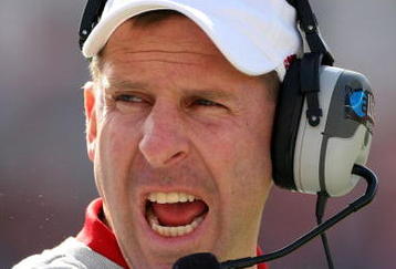 JACKSONVILLE, FL - JANUARY 1:  Head coach Bo Pelini of the Nebraska Cornhuskers yells to his team during the Konica Minolta Gator Bowl against the Clemson Tigers at Jacksonville Municipal Stadium January 1, 2009 in Jacksonville, Florida.  (Photo by Sam Greenwood/Getty Images)