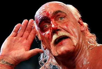 MELBOURNE, AUSTRALIA - NOVEMBER 21:  Hulk Hogan works the crowd during Hulk Hogan's Hulkamania Tour at Rod Laver Arena on November 21, 2009 in Melbourne, Australia.  (Photo by Mark Dadswell/Getty Images)
