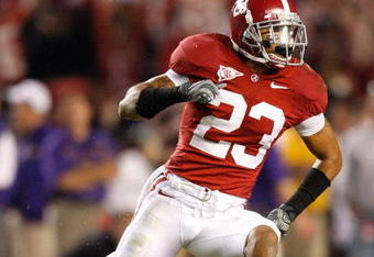 TUSCALOOSA, AL - NOVEMBER 07:  Robby Green #23 of the Alabama Crimson Tide against the Louisiana State University Tigers at Bryant-Denny Stadium on November 7, 2009 in Tuscaloosa, Alabama.  (Photo by Kevin C. Cox/Getty Images)