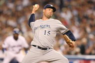NEW YORK - JULY 15:  Pitcher Ben Sheets #15 of the National League All-Stars throws against the American League All-Stars during the 79th MLB All-Star Game at Yankee Stadium on July 15, 2008 in New York, New York. (Photo by Nick Laham/Getty Images)