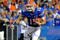 GAINESVILLE, FL - NOVEMBER 7: Quarterback Tim Tebow #15 of the Florida Gators rushes upfield against the Vanderbilt Commodores  on November 7, 2009 at Ben Hill Griffin Stadium in Gainesville, Florida.  (Photo by Al Messerschmidt/Getty Images) 