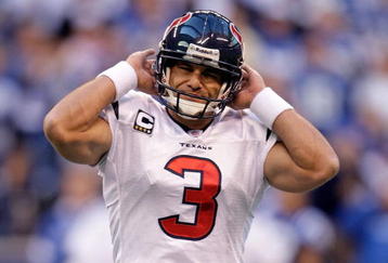 INDIANAPOLIS - NOVEMBER 8:  Kris Brown #3 of the  Houston Texans reacts as he misses a field goal to tie the game as time expiress during the NFL game against the Indianapolis Colts at Lucas Oil Stadium on November 8, 2009 in Indianapolis, Indiana.  The Colts defeated the Texans 20-17.  (Photo by Andy Lyons/Getty Images)