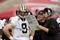 TAMPA, FL - NOVEMBER 22:  Quarterback Drew Brees #9 of the New Orleans Saints and head coach Sean Payton talk along the sidelines during the game against the Tampa Bay Buccaneers at Raymond James Stadium on November 22, 2009 in Tampa, Florida.  (Photo by J. Meric/Getty Images)