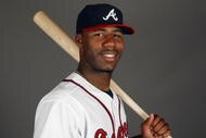 LAKE BUENA VISTA, FL - FEBRUARY 19: Outfielder Jason Heyward #77 of the Atlanta Braves poses for a photo during Spring Training Photo Day on February 19, 2009 at Champions Stadium at Walt Disney World of Sports in Lake Buena Vista, Florida. (Photo by Chris Graythen/Getty Images)
