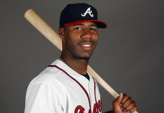 LAKE BUENA VISTA, FL - FEBRUARY 19:  Outfielder Jason Heyward #77 of the Atlanta Braves poses for a photo during Spring Training Photo Day on February 19, 2009 at Champions Stadium at Walt Disney World of Sports in Lake Buena Vista, Florida.  (Photo by Chris Graythen/Getty Images)
