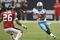 HOUSTON - NOVEMBER 23:  Running Back Chris Johnson #28 of the Tennessee Titans carries the ball against safety Eugene Wilson #26 of the Houston Texans on November 23, 2009  at Reliant Stadium in Houston, Texas.  The Titans won 20-17.  (Photo by Stephen Dunn/Getty Images)