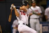 MINNEAPOLIS - OCTOBER 11: Joe Mauer #7 of the Minnesota Twins hits a run-scoring single in the 6th inning against the New York Yankees in Game Three of the ALDS during the 2009 MLB Playoffs at the Hubert H. Humphrey Metrodome on October 11, 2009 in Minneapolis, Minnesota. (Photo by Jonathan Daniel/Getty Images)
