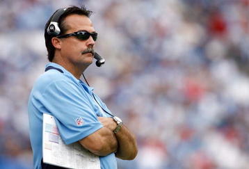 NASHVILLE, TN - SEPTEMBER 20: Jeff Fisher the Head Coach of the Tennessee Titans is pictured during the NFL game against the Houston Texans at LP Field on September 20, 2009 in Nashville, Tennessee.  The Texans won 34-31.  (Photo by Andy Lyons/Getty Images)