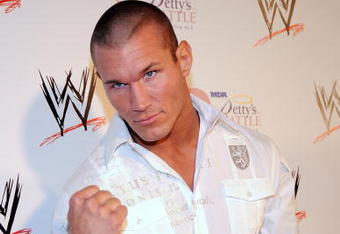 HOLLYWOOD - AUGUST 21:  Wrestler Randy Orton arrives at the WWE's SummerSlam Kickoff Party at H-Wood Club on August 21, 2009 in Hollywood, California.  (Photo by Frazer Harrison/Getty Images)