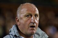 CARLISLE, ENGLAND - SEPTEMBER 22:  Portsmouth coach Paul Hart looks on during the Carling Cup 3rd round game between Carlisle United and Portsmouth at Brunton Parkon September 22, 2009 in Carlisle, England.  (Photo by Stu Forster/Getty Images)