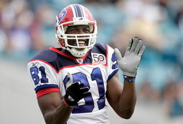 JACKSONVILLE, FL - NOVEMBER 22:  Reciever Terrell Owens #81 of the Buffalo Bills celebrates a touchdown against the Jacksonville Jaguars at Jacksonville Municipal Stadium on November 22, 2009 in Jacksonville, Florida.  (Photo by Marc Serota/Getty Images)