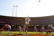 SAN FRANCISCO - NOVEMBER 08: Brett Kern #6 of the Tennessee Titans punts the ball during their game against the San Francisco 49ers at Candlestick Park on November 8, 2009 in San Francisco, California. (Photo by Ezra Shaw/Getty Images)