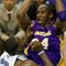 ORLANDO, FL - JUNE 14:  Kobe Bryant #24 of the Los Angeles Lakers passes the ball over Dwight Howard #12 of the Orlando Magic in the first half of Game Five of the 2009 NBA Finals on June 14, 2009 at Amway Arena in Orlando, Florida.  NOTE TO USER:  User expressly acknowledges and agrees that, by downloading and or using this photograph, User is consenting to the terms and conditions of the Getty Images License Agreement.  (Photo by Chris Graythen/Getty Images)
