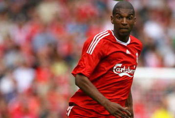 LIVERPOOL, ENGLAND - AUGUST 08:  Ryan Babel of Liverpool in action during the friendly match between Liverpool and Atletico Madrid at Anfield on August 8, 2009 in Liverpool, England. (Photo by Alex Livesey/Getty Images)
