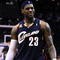 ORLANDO, FL - NOVEMBER 11: LeBron James #23 of the Cleveland Cavaliers reacts to a call during the game against the Orlando Magic on November 11, 2009 at Amway Arena in Orlando, Florida. NOTE TO USER: User expressly acknowledges and agrees that, by downloading and/or using this Photograph, user is consenting to the terms and conditions of the Getty Images License Agreement. (Photo by Sam Greenwood/Getty Images)
