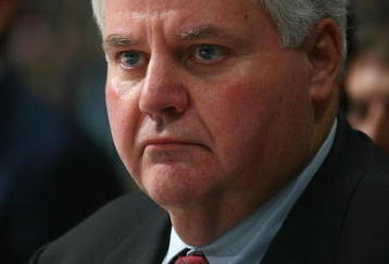 VANCOUVER, CANADA - NOVEMBER 28:  Head Coach Ken Hitchcock of the Columbus Blue Jackets looks on from the bench area during their NHL game against the Vancouver Canucks at General Motors Place on November 28, 2006 in Vancouver, British Columbia, Canada. The Canucks defeated the Blue Jackets 1-0. (Photo by Jeff Vinnick/Getty Images)