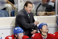 QUEBEC CITY- SEPTEMBER 20:  Montreal Canadiens Head Coach Jacques Martin watches play during the NHL Preseason game against the Boston Bruins on September 20, 2009 at the Colisee Pepsi in Quebec City, Quebec, Canada.  The Bruins defeated the Canadiens 2-1.  (Photo by Richard Wolowicz/Getty Images)
