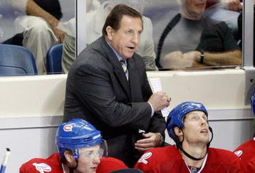 QUEBEC CITY- SEPTEMBER 20:  Montreal Canadiens Head Coach Jacques Martin watches play during the NHL Preseason game against the Boston Bruins on September 20, 2009 at the Colisee Pepsi in Quebec City, Quebec, Canada.  The Bruins defeated the Canadiens 2-1.  (Photo by Richard Wolowicz/Getty Images)