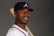 LAKE BUENA VISTA, FL - FEBRUARY 19:  Outfielder Jason Heyward #77 of the Atlanta Braves poses for a photo during Spring Training Photo Day on February 19, 2009 at Champions Stadium at Walt Disney World of Sports in Lake Buena Vista, Florida.  (Photo by Chris Graythen/Getty Images)
