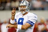 ARLINGTON, TX - NOVEMBER 22:  Quarterback Tony Romo #9 of the Dallas Cowboys at Cowboys Stadium on November 22, 2009 in Arlington, Texas.  (Photo by Ronald Martinez/Getty Images)