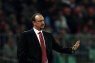 BUDAPEST, HUNGARY - NOVEMBER 24:  Liverpool Manager Rafa Benitez looks on during the UEFA Champions League group E match between Debrecen and Liverpool at the Ferenc Puskas Stadium on November 24, 2009 in Budapest, Hungary.  (Photo by Richard Heathcote/Getty Images)