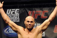 PORTLAND, OR - AUGUST 28: UFC heavyweight fighter Randy Couture weighs in at the UFC 102: Couture vs. Nogueira Weigh-In at the Rose Garden Arena on August 28, 2009 in Portland, Oregon. (Photo by Jon Kopaloff/Getty Images)