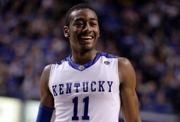 LEXINGTON, KY - NOVEMBER 21:  John Wall #11 of the Kentucky Wildcats looks on during the game against the Rider Broncs on November 21, 2009 in Lexington, Kentucky.  (Photo by Andy Lyons/Getty Images)