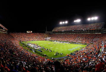AUBURN, AL - SEPTEMBER 19:  A general view of Jordan-Hare Stadium during the game between the Auburn Tigers and the West Virginia Mountaineers on September 19, 2009 in Auburn, Alabama.  (Photo by Kevin C. Cox/Getty Images)