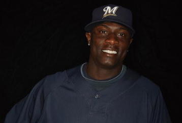 MARYVALE, AZ - FEBRUARY 19: Mike Cameron of the Milwaukee Brewers poses during photo day at the Brewers spring training complex on February 19, 2009 in Maryvale, Arizona. (Photo by Ronald Martinez/Getty Images)
