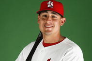 JUPITER, FL - FEBRUARY 20: Allen Craig #86 of the St. Louis Cardinals poses during photo day at Roger Dean Stadium on February 20, 2009 in Jupiter, Florida. (Photo by Doug Benc/Getty Images)