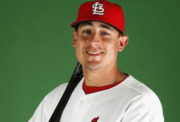 JUPITER, FL - FEBRUARY 20:  Allen Craig #86 of the St. Louis Cardinals poses during photo day at Roger Dean Stadium on February 20, 2009 in Jupiter, Florida.  (Photo by Doug Benc/Getty Images)