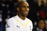 LONDON, ENGLAND - NOVEMBER 22:  Jermain Defoe of Tottenham Hotspur celebrates his fourth goal during the Barclays Premier League match between Tottenham Hotspur and Wigan Athletic at White Hart Lane on November 22, 2009 in London, England.  (Photo by Clive Rose/Getty Images)