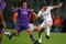 FLORENCE, ITALY - SEPTEMBER 29:  Fabio Aurelio of Liverpool shoots past Stevan Jovetic of Fiorentina during the UEFA Champions League Group E match between Fiorentina and Liverpool at the Stadio Artemio Franchi stadium on September 29, 2009 in Florence, Italy.  (Photo by Clive Brunskill/Getty Images)