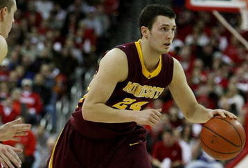 MADISON, WI - JANUARY 15: Blake Hoffarber #24 of the Minnesota Golden Gophers moves against the Wisconsin Badgers on January 15, 2009 at the Kohl Center in Madison, Wisconsin. Minnesota defeated Wisconsin 78-74 in overtime. (Photo by Jonathan Daniel/Getty Images)