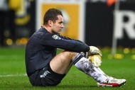 PARIS - FRANCE-NOVEMBER 18:  Shay Given of Ireland reacts after the 1-1 draw which saw his team lose 2-1 on aggregate during the France v Republic of Ireland FIFA 2010 World Cup Qualifying Play Off second leg match at the Stade de France on November 18, 2009 in Paris, France.  (Photo by Michael Steele/Getty Images)