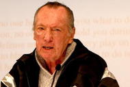 ALAMEDA, CA - SEPTEMBER 30:  Oakland Raiders owner Al Davis speaks during a press conference to announce the firing of head coach Lane Kiffin of the Oakland Raiders at thier training facility on Septemer 30, 2008 in Alameda, California.  (Photo by Jed Jacobsohn/Getty Images)
