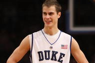 NEW YORK - NOVEMBER 27:  Jon Scheyer #30 of the Duke Blue Devils smiles against the Connecticut Huskies during the Championship game at Madison Square Garden on November 27, 2009 in New York, New York.  (Photo by Nick Laham/Getty Images)