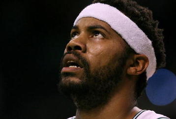 BOSTON - NOVEMBER 20: Rasheed Wallace #30 of the Boston Celtics looks on dejected after their 83-78 loss to the Orlando Magic on November 20, 2009 at the TD Garden in Boston, Massachusetts. NOTE TO USER: User expressly acknowledges and agrees that, by downloading and or using this photograph, User is consenting to the terms and conditions of the Getty Images License Agreement.  (Photo by Elsa/Getty Images)