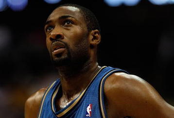 DALLAS - OCTOBER 27:  Gilbert Arenas #0 of the Washington Wizards on October 27, 2009 at American Airlines Center in Dallas, Texas.  NOTE TO USER: User expressly acknowledges and agrees that, by downloading and/or using this Photograph, user is consenting to the terms and conditions of the Getty Images License Agreement.  (Photo by Ronald Martinez/Getty Images)