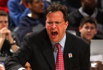 INDIANAPOLIS - MARCH 12:  Head coach Tom Crean of the Indiana Hoosiers coaches against the Penn State Nittany Lions during the first round of the Big Ten Men's Basketball Tournament at Conseco Fieldhouse on March 12, 2009 in Indianapolis, Indiana.  (Photo by Jonathan Daniel/Getty Images)