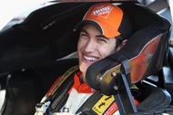 AVONDALE, AZ - NOVEMBER 13:  Joey Logano, driver of the #20 Home Depot Toyota, sits in his car on pit road during qualifying for the NASCAR Sprint Cup Series Checker O'Reilly Auto Parts 500 at Phoenix International Raceway on November 13, 2009 in Avondale, AZ.  (Photo by Christian Petersen/Getty Images)
