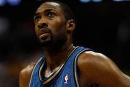 DALLAS - OCTOBER 27: Gilbert Arenas #0 of the Washington Wizards on October 27, 2009 at American Airlines Center in Dallas, Texas. NOTE TO USER: User expressly acknowledges and agrees that, by downloading and/or using this Photograph, user is consenting to the terms and conditions of the Getty Images License Agreement. (Photo by Ronald Martinez/Getty Images)