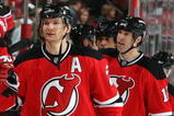 NEWARK, NJ - NOVEMBER 28:  Patrik Elias #26 of the New Jersey Devils celebrates a third period goal against the New York Islanders at the Prudential Center on November 28, 2009 in Newark, New Jersey.  (Photo by Jim McIsaac/Getty Images)