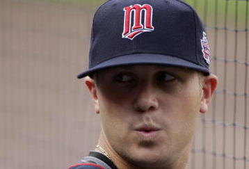 ST. LOUIS, MO - JULY 12:  World Futures All-Star Rene Tosoni of the Minnesota Twins looks on during the 2009 XM All-Star Futures Game at Busch Stadium on July 12, 2009 in St. Louis, Missouri. (Photo by Jamie Squire/Getty Images)