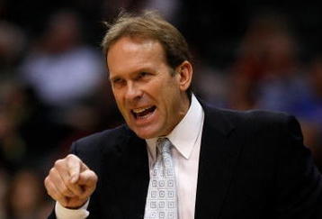 LOS ANGELES, CA - NOVEMBER 02:  Minnesota Timberwolves head coach Kurt Rambis gestures to his team during the second half of the game against the Los Angeles Clippers at Staples Center on November 2, 2009 in Los Angeles, California. The Clippers defeated the Timberwolves 93-90. NOTE TO USER: User expressly acknowledges and agrees that, by downloading and/or using this Photograph, user is consenting to the terms and conditions of the Getty Images License Agreement.  (Photo by Jeff Gross/Getty Images)