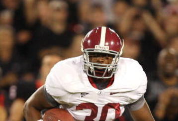 ATHENS, GA - SEPTEMBER 27:  Running back Donta Hightower #30 of the Alabama Crimson Tide looks for room to run while taking on the Georgia Bulldogs at Sanford Stadium on September 27, 2008 in Athens, Georgia. Alabama defeated Georgia 41-30.  (Photo by Doug Benc/Getty Images)