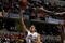 INDIANAPOLIS - MARCH 13:  Talor Battle #12 of the Penn State Nittany Lions drives for a shot attempt against the Illinois Fighting Illini during the Big Ten Men's Basketball Tournament at Conseco Fieldhouse on March 13, 2008 in Indianapolis, Indiana. Illionis won 64-63. (Photo by Jonathan Daniel/Getty Images)