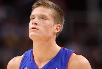PHOENIX - NOVEMBER 22:  Jonas Jerebko #33 of the Detroit Pistons during the NBA game against the Phoenix Suns at US Airways Center on November 22, 2009 in Phoenix, Arizona. The Suns defeated the Pistons 117-91.  NOTE TO USER: User expressly acknowledges and agrees that, by downloading and or using this photograph, User is consenting to the terms and conditions of the Getty Images License Agreement.  (Photo by Christian Petersen/Getty Images)
