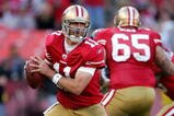 SAN FRANCISCO - NOVEMBER 29: Alex Smith #11 of the San Francisco 49ers drops back to pass during their game against the Jacksonville Jaguars at Candlestick Park on November 29, 2009 in San Francisco, California.  (Photo by Ezra Shaw/Getty Images)
